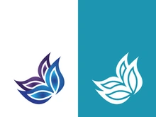 Beauty butterfly vector icon design