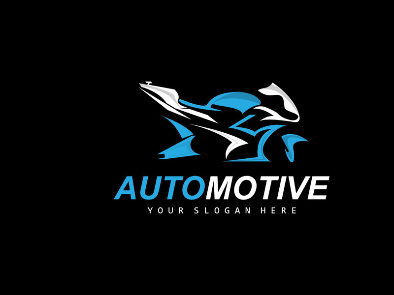 Motorcycle Logo, MotoSport Vehicle Vector, Design For, Automotive