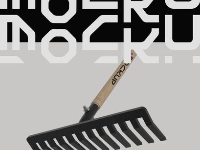 Iron Rake Mockup