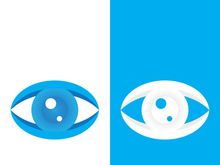 Branding identity corporate eye care vector logo design