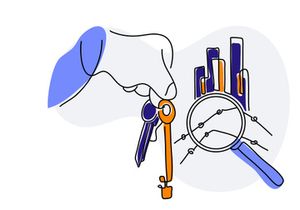 Financial Business Flat Illustration