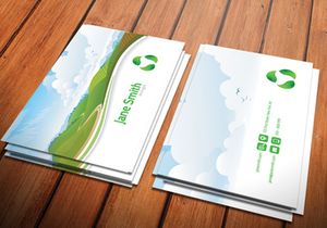 Ecology Business Card Template