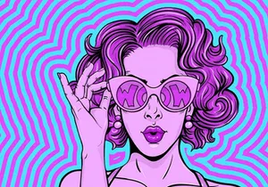 Free Pop Art Template (PSD)