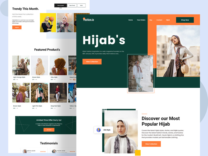 Hijab Landing Page