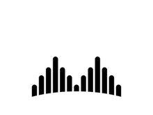 Equalizer Sound waves vector illustration design template