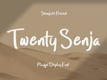 Twenty Senja - Playful Display Font preview picture