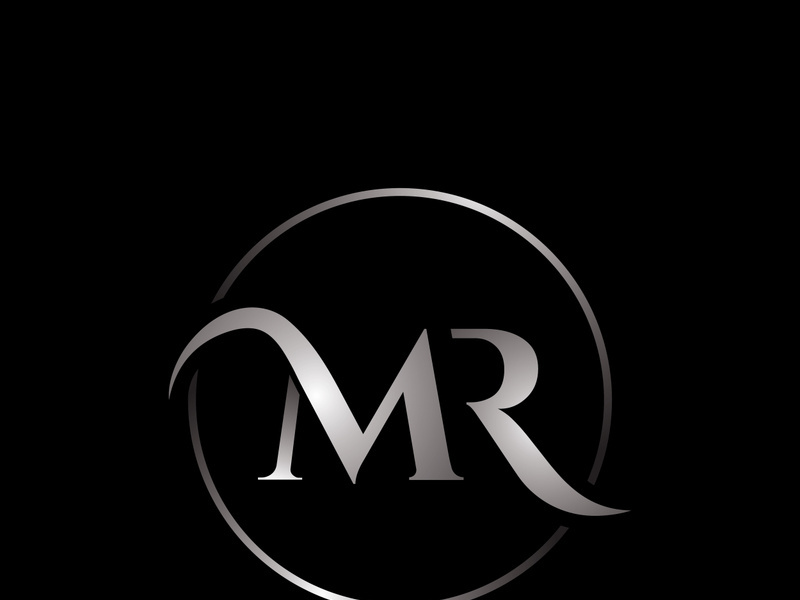 Luxury letters MR , RM , M , R with an elegant, modern and unique monogram. Logo for business card , business , brand , company.