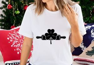 Shamrock and Rolling Pin Icon