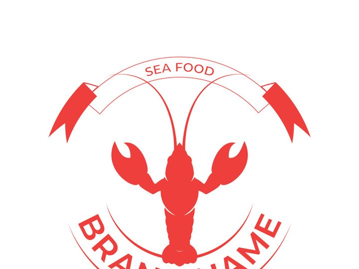 Vintage lobster logo