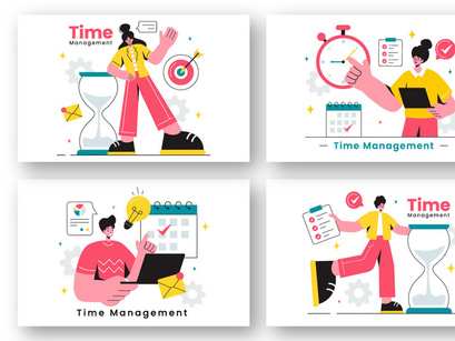 13 Time Management Planning Illustration