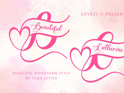 Beautiful Catherine Monogram