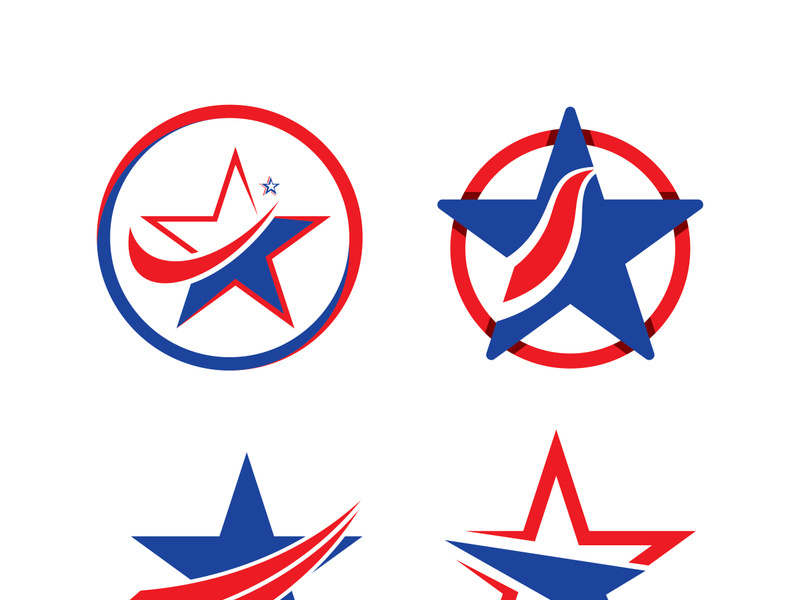 Star icon template vector illustration design