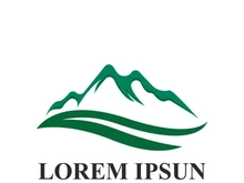 Mountain icon logo template vector illustration design