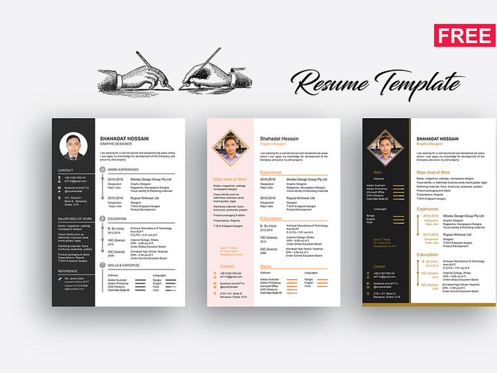 Free Resume/CV Templates