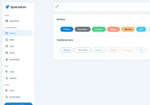 Spike Bootstrap Free Admin Dashboard Template
