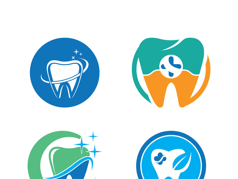 Dental logo template vector illustration icon design