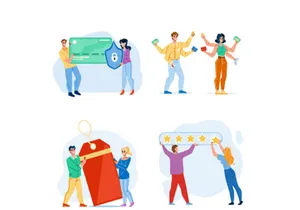 Shopping characters