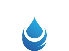 blue water drop Logo Template vector illustration design