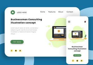 Blogger Content Creator concept
