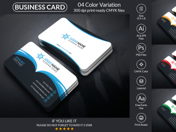 Creative Business Card Design Template preview picture