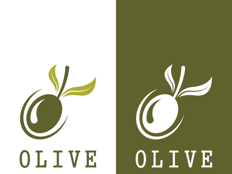 olive icon vector illustration design template