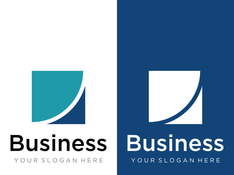 Abstract creative logo element is universal, can be used for business, brand, company, business card, property or building.