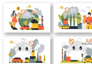 9 Air Pollution Illustration