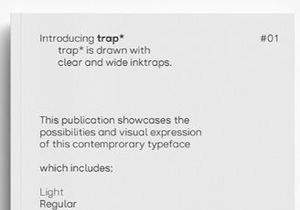 trap* typeface [Free Font]