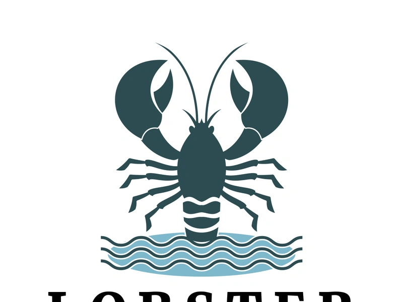 Vintage lobster logo