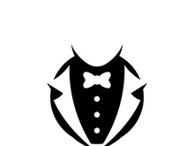 Tuxedo man logo and symbols template