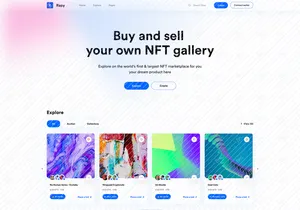 NFT Landing Page UI KIT