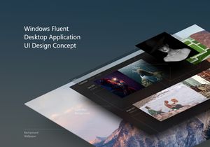 Windows Fluent Design Concept - Adobe XD Free Download