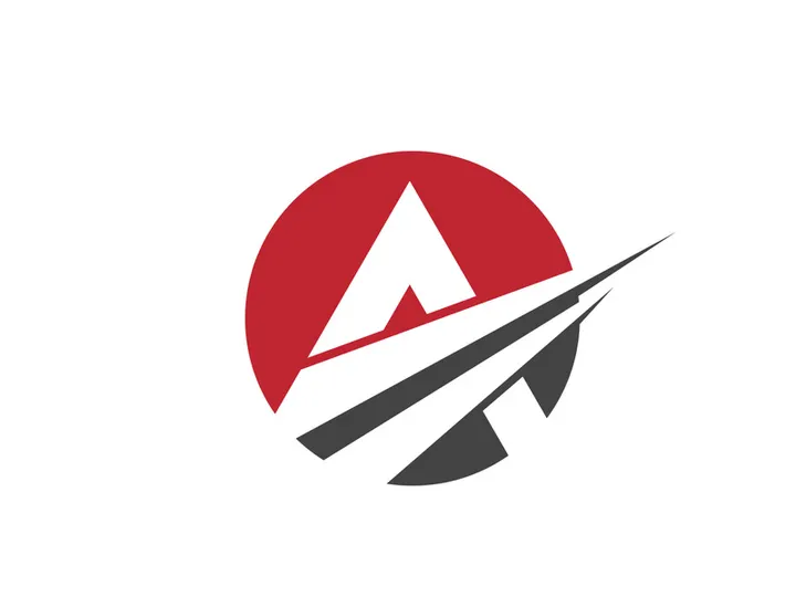 A Letter icon Logo illustration design