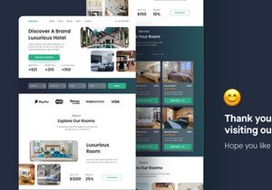 Habitación - Booking Hotel Landing Page