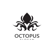Octopus logo image design icon illustration animal vector