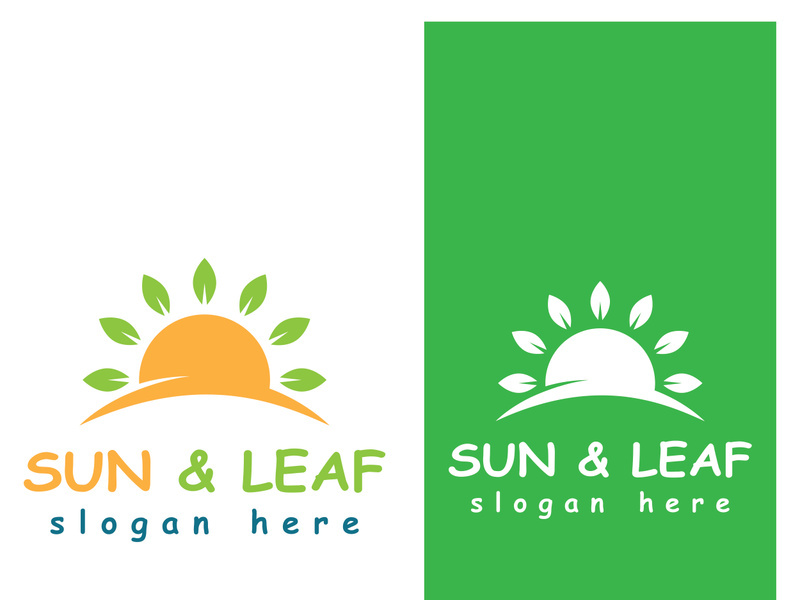 Sun logo design with a modern concept.