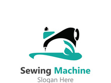 Sewing Machine Logo design concept, Tailor Sewing vector, Fashion Simple Design Template