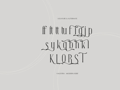 Valestra | Display Modern Serif