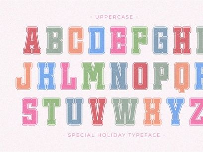 Special Holiday - Modern Display Font