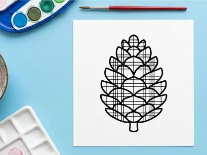 Enfeite de pinheiro decorativo para decoração de festas. Centro de mesa natural elegante para ambientes festivos.