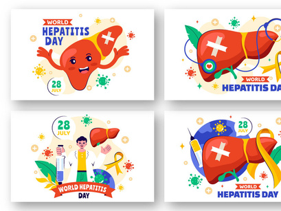 10 World Hepatitis Day Illustration