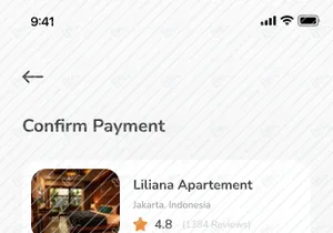 Checkout Screen Hotel Booking App