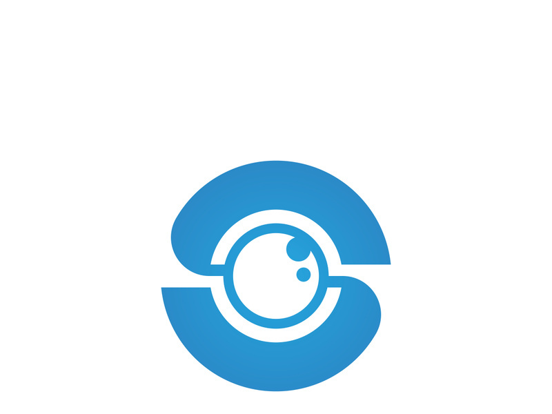 Eye vector logo design image template