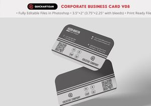 Corporate Business Card Template V08