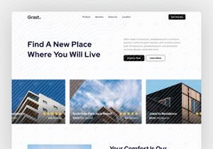 Grast - Property Rental Landing Page