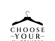 Simple clothes hanger logo details with creative design.for business, boutique, fashion, lifestyle, beauty, wardrobe, wedding dress, clothing store