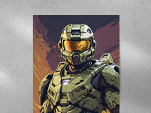 A Robotic Soldier Illustration Art