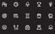 Simple Business Icon Set V2