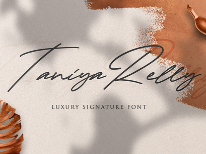 Taniya Relly - Luxury Signature Font