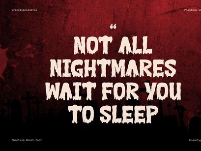 Phantasm Ghost | Horror Font